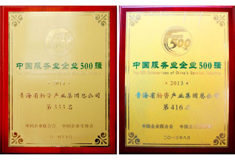 2013年度中國服務(wù)業(yè)企業(yè)500強(qiáng)